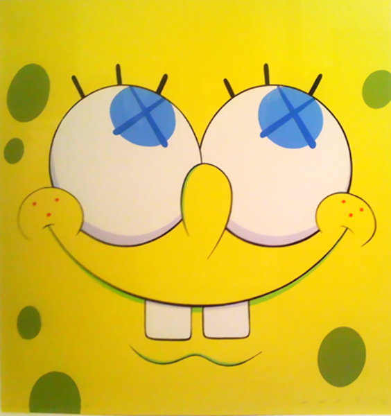 Kaws Spongebob Print