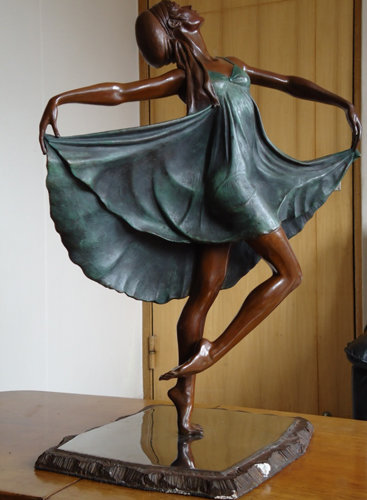 - Victor_Villarreal_Untitled_Dancer_Bronze_Sculpture