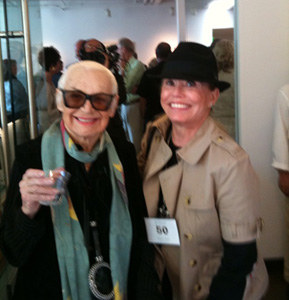 Tamarind Press  publishing founder June Wayne and Donna Rose founder of Art Brokerage June passed away shortly after this event