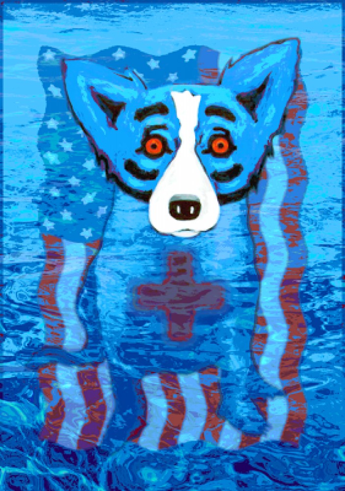 Blue Dog George Rodrigue Art For Sale   Rodrigue 104397 1 