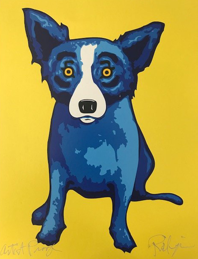 Blue Dog George Rodigue American Cajun Dog Artist For Sale - 80 Listings