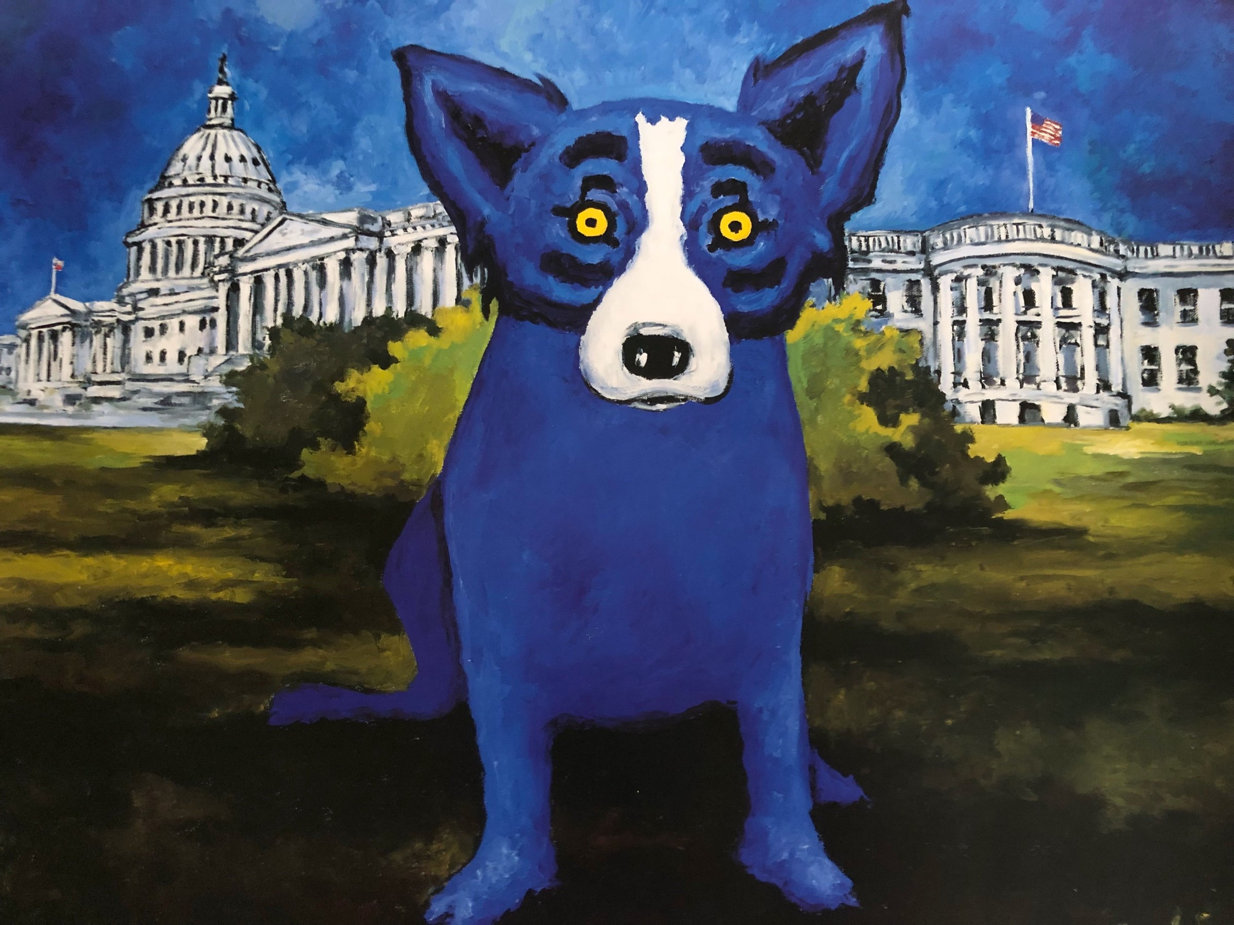 Blue Dog George Rodigue American Cajun Dog Artist For Sale 80 Listings   Rodrigue 120266 5 