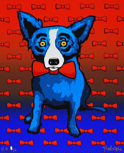 George rodrigue blue dog posters and prints
