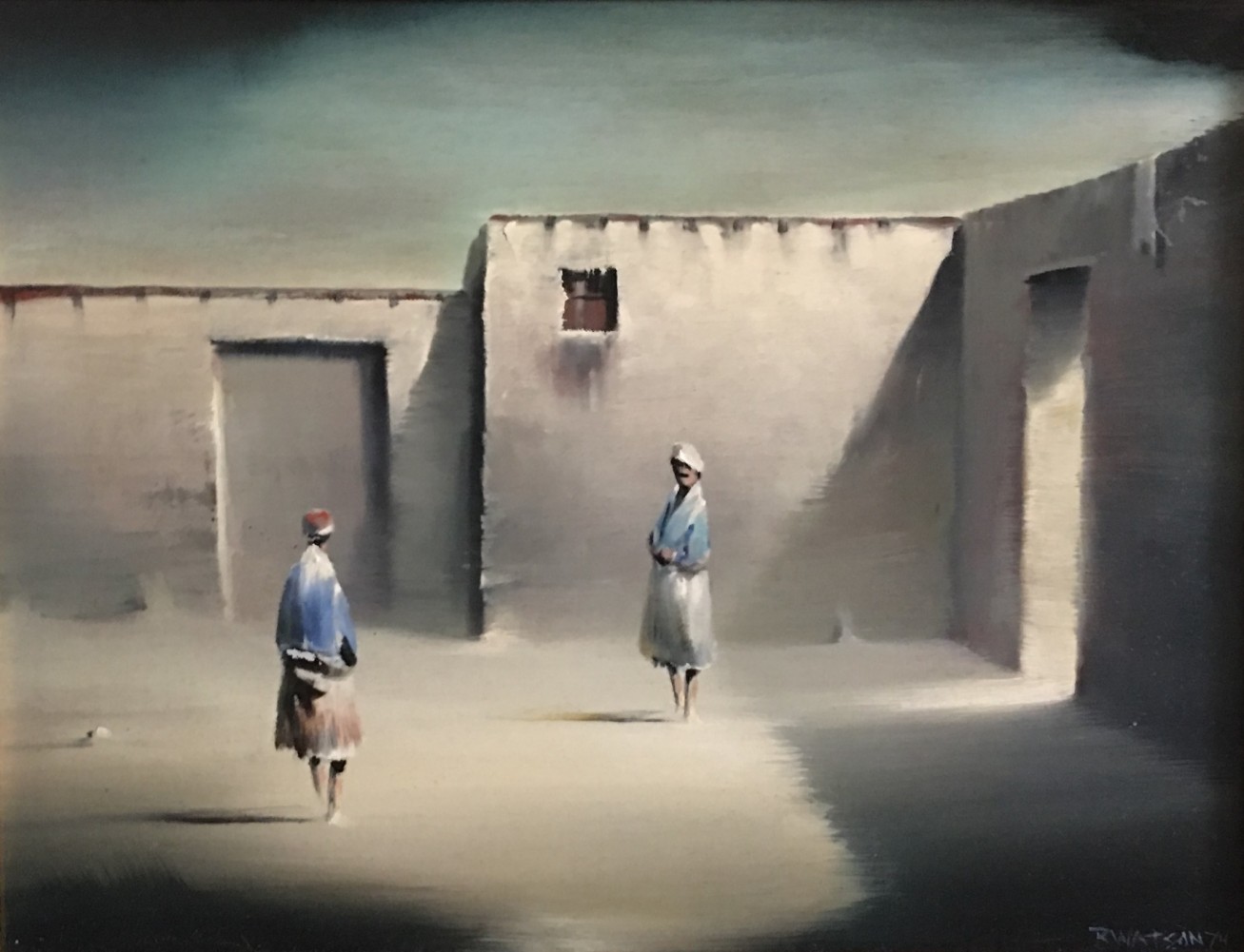 two figures painting