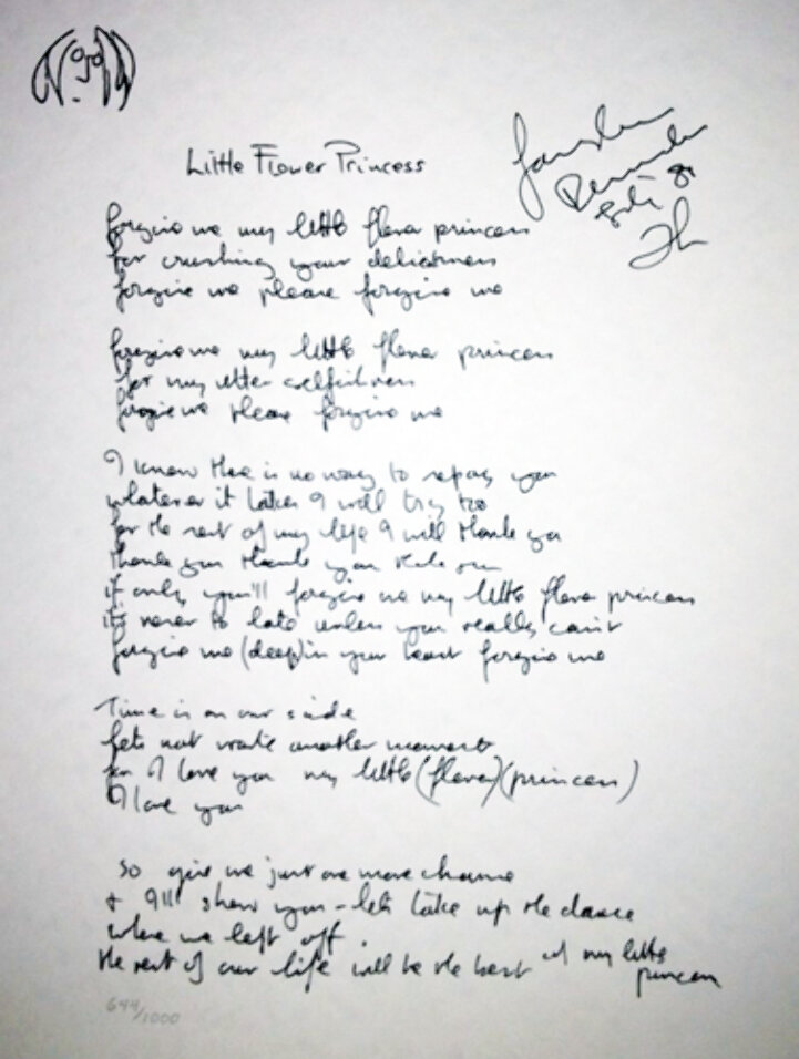  - John_Lennon_Little_Flower_Princess_Lyrics