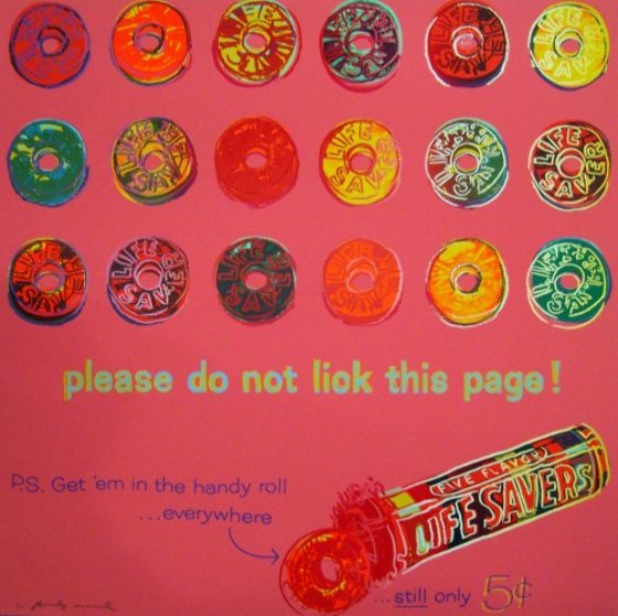 Ads: Life Savers, II.353 1985 by Andy Warhol